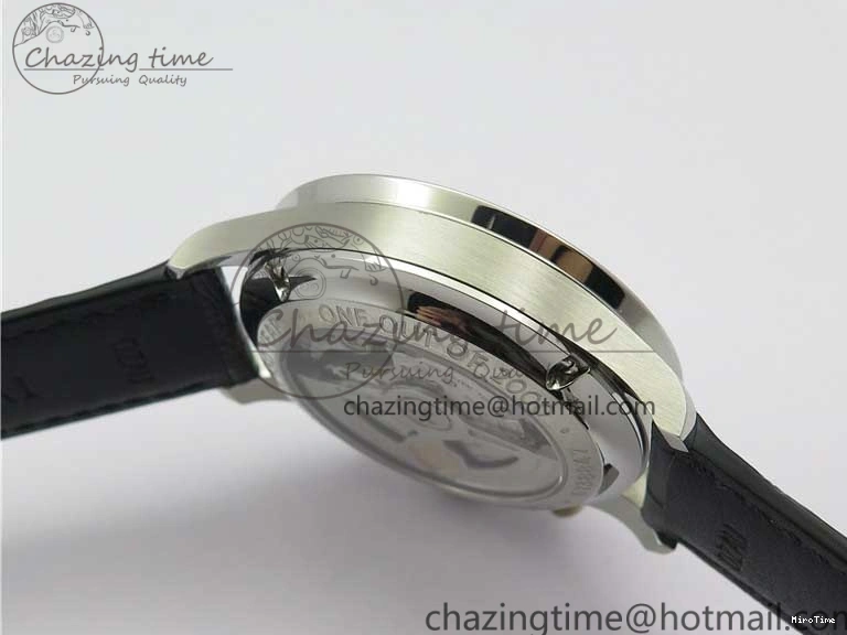 MIROTIME 0325 WeatherProof Portugieser Chronograph Edition “150 Years” IW371602 ZF 1:1 Best Edition White Dial on Black Leather Strap A7750 (Slim Movement) 7120